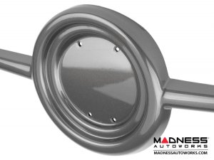 smart fortwo Front Grill Trim - 453 model - w/ smart Emblem - Titania Grey